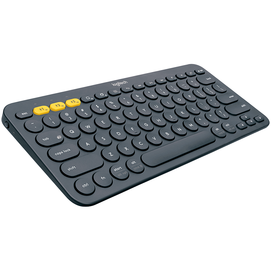 Tastatūra LOGITECH K380 Multi-Device Bluetooth Keyboard DARK GREY RUS - 920-007584 - foto 2