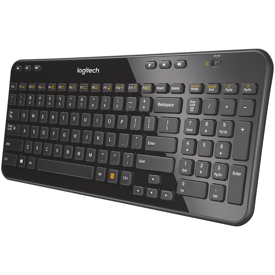 Tastatūra LOGITECH K360 Wireless Keyboard BLACK NORDIC - foto 2