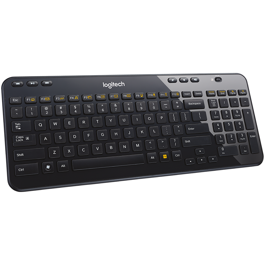 Tastatūra LOGITECH K360 Wireless Keyboard BLACK NORDIC - foto 4