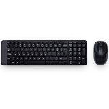 Tastatūra + pele LOGITECH MK220 BLACK ENG (920-003161)