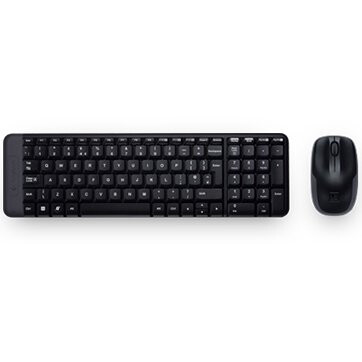 Tastatūra + pele LOGITECH MK220 BLACK ENG (920-003161)