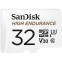 Atmiņas kartes SanDisk MAX ENDURANCE microSDXC 64GB + SD Adapter - SDSQQVR-064G-GN6IA