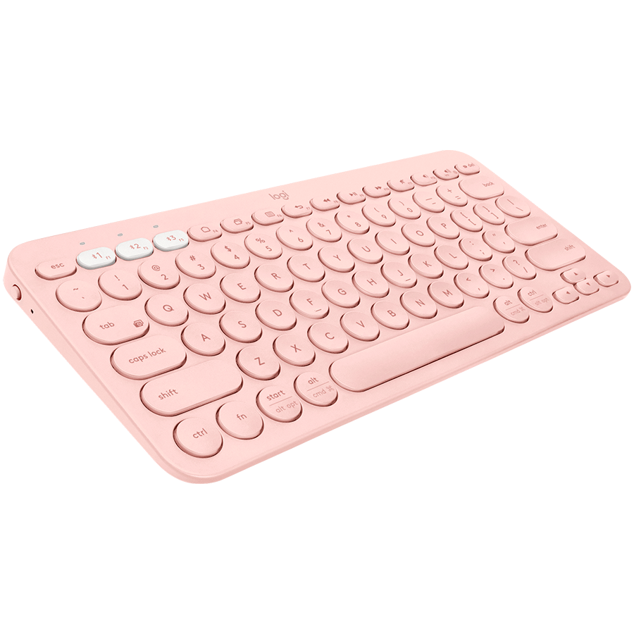 Tastatūra LOGITECH K380 Multi-device Bluetooth Keyboard ROSE RUS - 920-010569 - foto 3