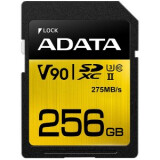 Atmiņas kartes ADATA SDXC 256GB UHS-II U3 CLASS10 COLOR BOX (ASDX256GUII3CL10-C)