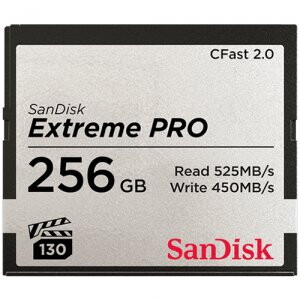 Atmiņas kartes SanDisk Extreme PRO CFAST 2.0 256GB - SDCFSP-256G-G46D