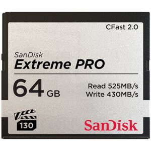Atmiņas kartes SanDisk Extreme PRO CFAST 2.0 64GB - SDCFSP-064G-G46D