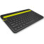 Tastatūra LOGITECH K480 Bluetooth Multi-Device Keyboard BLACK RUS - 920-006368