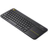 Tastatūra LOGITECH K400 Plus Wireless Touch Keyboard - BLACK RUS (920-007147)
