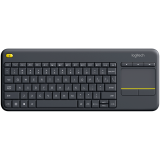 Tastatūra LOGITECH Wireless Touch Keyboard K400 Plus - WHITE - PAN - 2.4GHZ - NORDIC (920-007142)