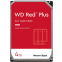 Cietais disks HDD NAS WD Red Plus (3.5'', 4TB, 128MB, 5400 RPM, SATA 6 Gb/s) - WD40EFZX
