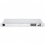 Rūteris (maršrutētājs) 1U Rackmount 10Gbps UniFi Multi-Application System with 3.5" HDD Expansion and 8Port Switch (UDM-PRO-EU)