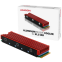 AXAGON CLR-M2 passive - M.2 SSD, 80mm SSD, ALU body, silicone thermal pads