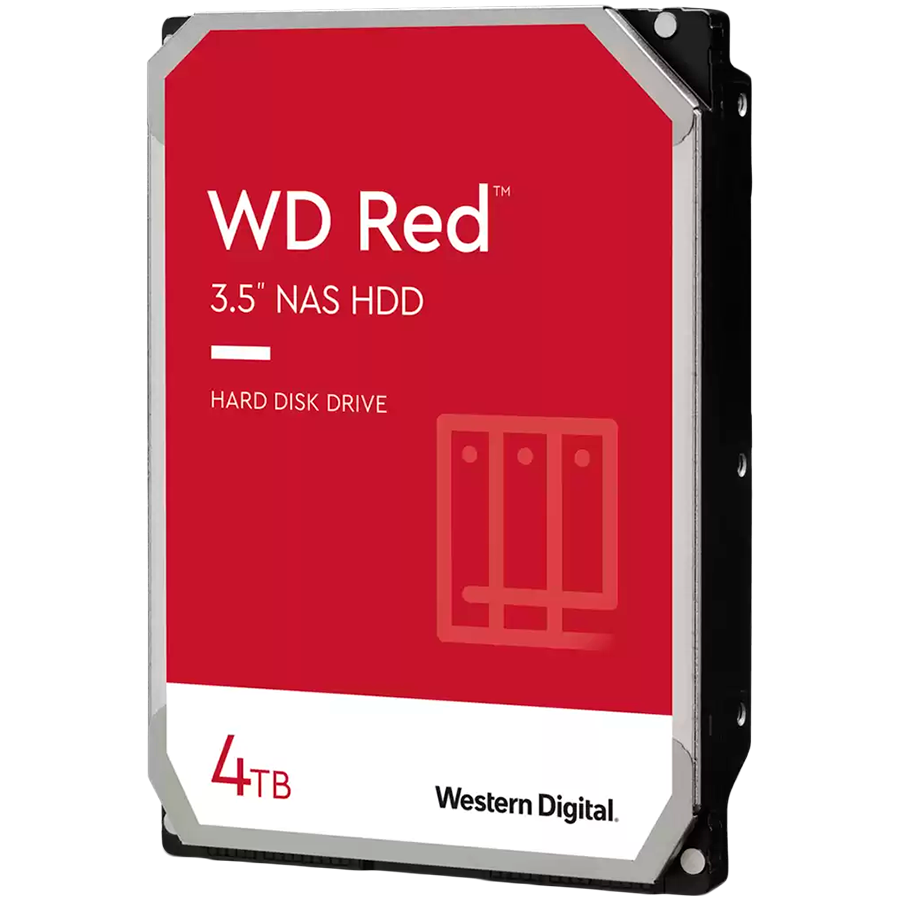 HDD Desktop WD Red (3.5'', 4TB, 256MB, 5400 RPM, SATA 6 Gb/s) - WD40EFAX