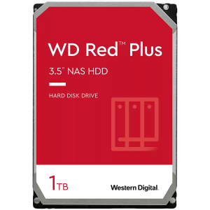 HDD NAS WESTERN DIGITAL Red Plus (3.5", 1TB, 64MB, SATA III-600) - WD10EFRX