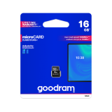 Atmiņas kartes Goodram microSD 16GB UHS-I (TGD-M1A00160R12)