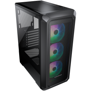 Datoru korpuss COUGAR | Archon 2 Mesh RGB (Black) | PC Case | Mid Tower - CGR-5CC5B-MESH-RGB - foto 3