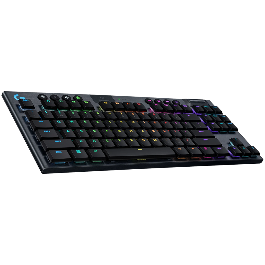 Tastatūra LOGITECH G915 TKL LIGHTSPEED Wireless Mechanical Gaming Keyboard - CARBON - NORDIC - CLICKY - 920-009534