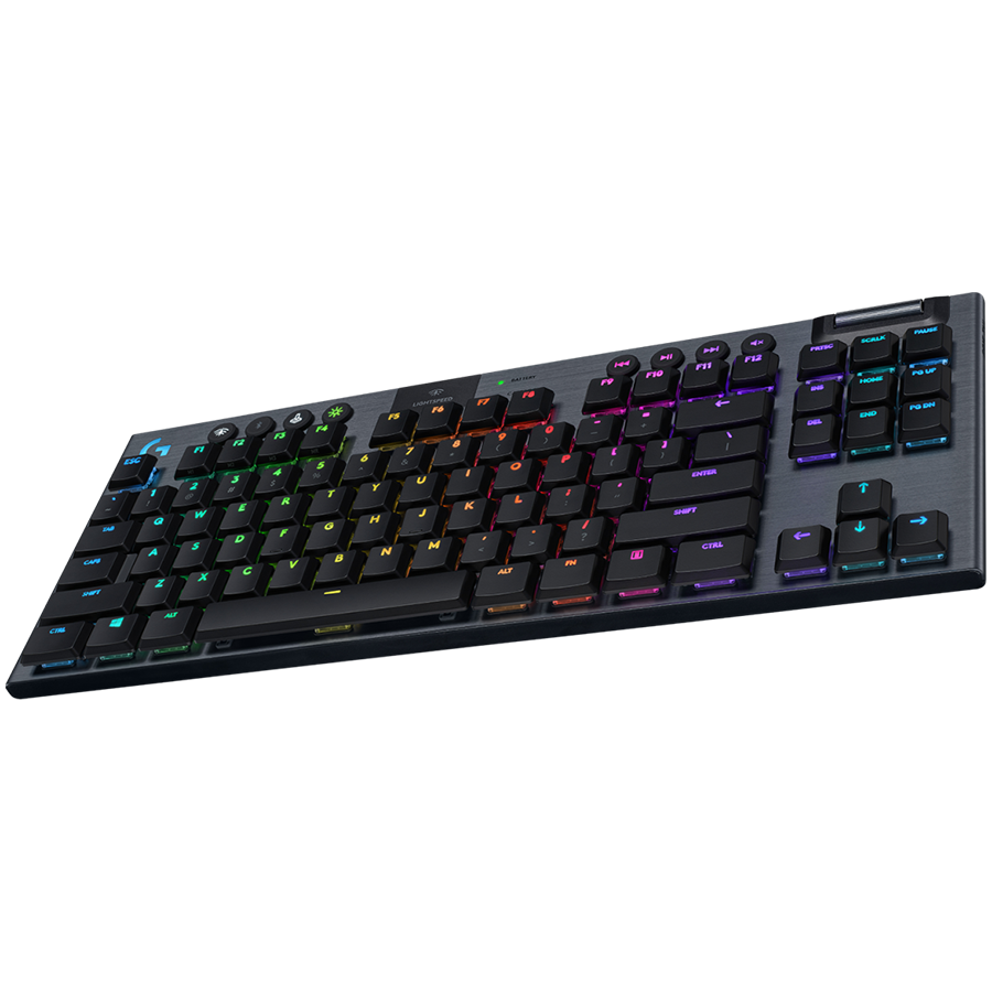 Tastatūra LOGITECH G915 TKL LIGHTSPEED Wireless Mechanical Gaming Keyboard - CARBON - NORDIC - CLICKY - 920-009534 - foto 2