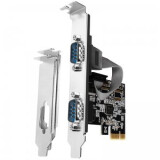Serveru piederums PCI-Express card with two 250 kbps serial ports (PCEA-S2N)