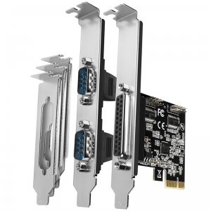Serveru piederums PCI-Express card with one parallel and two serial ports 250 kbps - PCEA-PSN