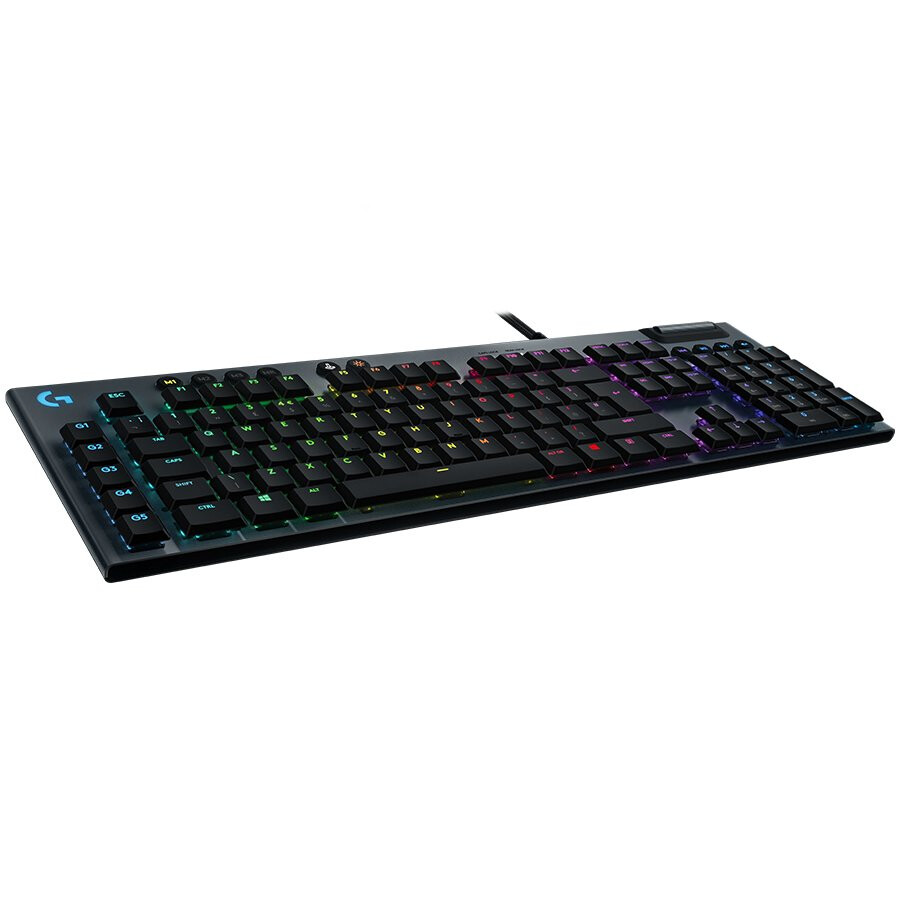 Tastatūra LOGITECH G915 LIGHTSPEED Wireless Mechanical Gaming Keyboard - CARBON - RUS - TACTILE - 920-008909