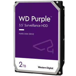 HDD AV WD Purple (3.5'', 2TB, 256MB, 5400 RPM, SATA 6 Gb/s) - WD22PURZ