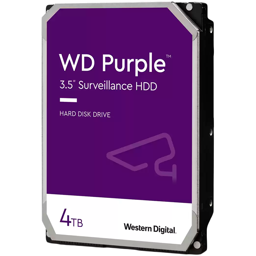 HDD AV WD Purple (3.5'', 4TB, 256MB, 5400 RPM, SATA 6 Gb/s) - WD42PURZ
