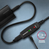 Axagon ADR-215 Active extension USB 2.0 A-M > A-F cable, 15 m long. Power supply option (ADR-215)