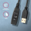 Axagon ADR-215 Active extension USB 2.0 A-M > A-F cable, 15 m long. Power supply option (ADR-215) - foto 4