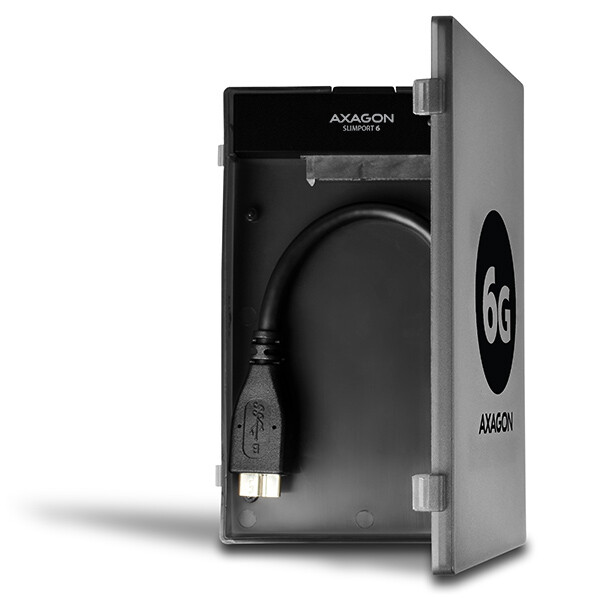 AXAGON ADSA-1S6 USB3.0 - SATA 6G UASP HDD External Incl. Case (ADSA-1S6) - foto 5