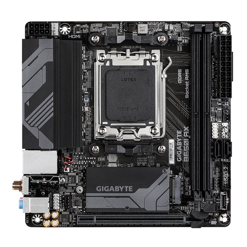 Pamatplate GIGABYTE B650I AX (B650I AX) - foto 2