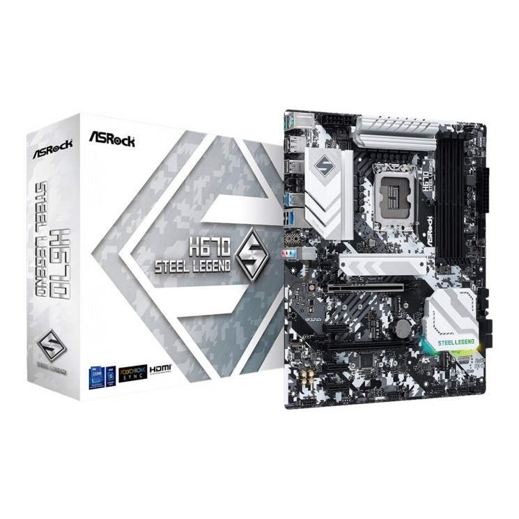 Pamatplate ASROCK H670 Steel Legend(H670 STEEL LEGEND) - foto 4