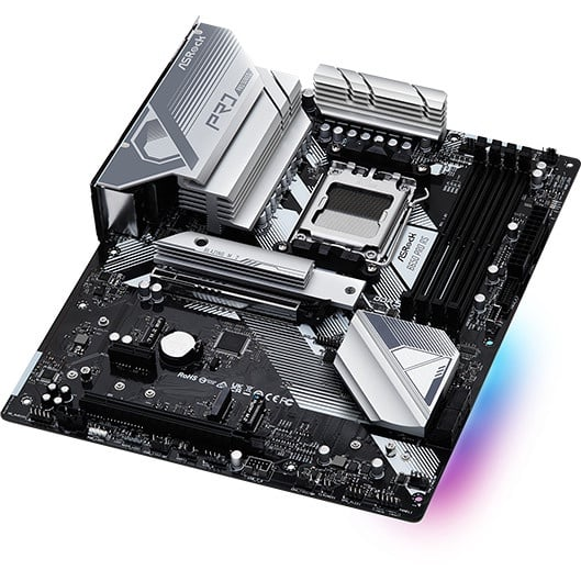 Pamatplate ASROCK B650 PRO RS Black (90-MXBL10-A0UAYZ) - foto 2