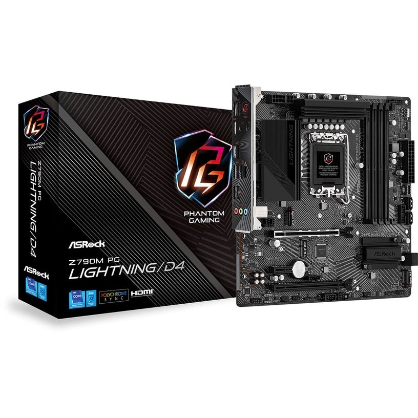 Pamatplate ASROCK Z790M PG LIGHTNING/D4 (Z790M PG LIGHTNING/D4) - foto 4