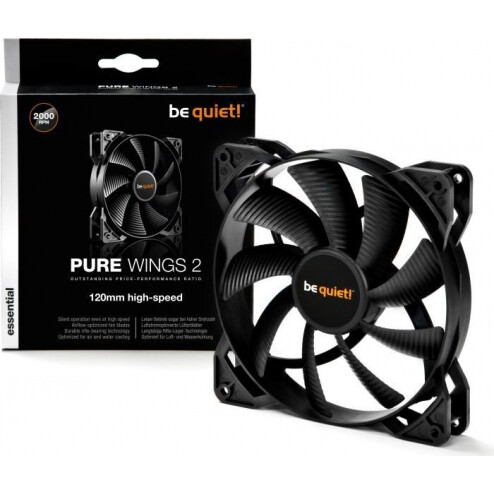 Ventilateur de boîtier BE QUIET Pure Wings 2 120mm High-Speed (BL080)
