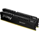 Mémoire vive 16GB DDR5 5600MHz Kingston Fury Beast (KF556C40BBK2-16) (2x8GB KIT)