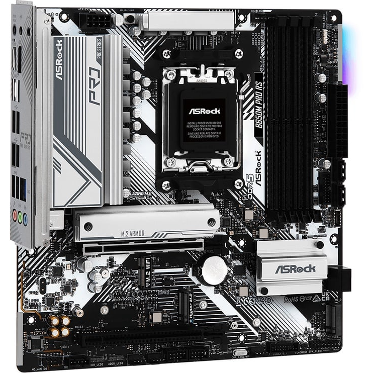 Pamatplate ASROCK B650M PRO RS(B650M PRO RS) - foto 2
