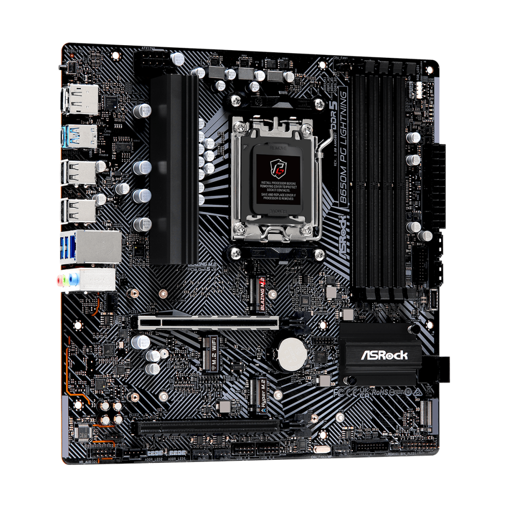 Pamatplate ASROCK B650M PG LIGHTNING (90-MXBMV0-A0UAYZ) - foto 3