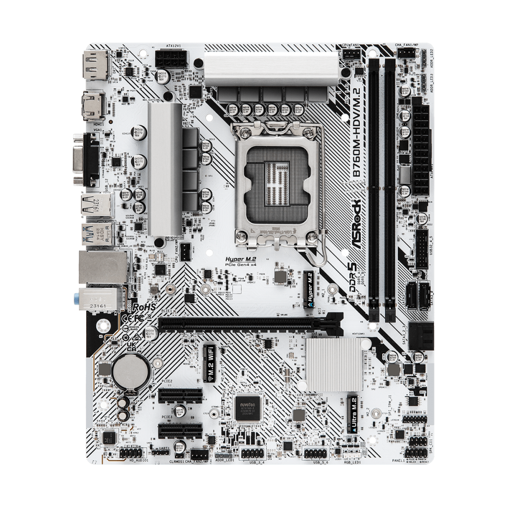 Pamatplate ASROCK B760M-HDV/M.2(B760M-HDV/M.2)