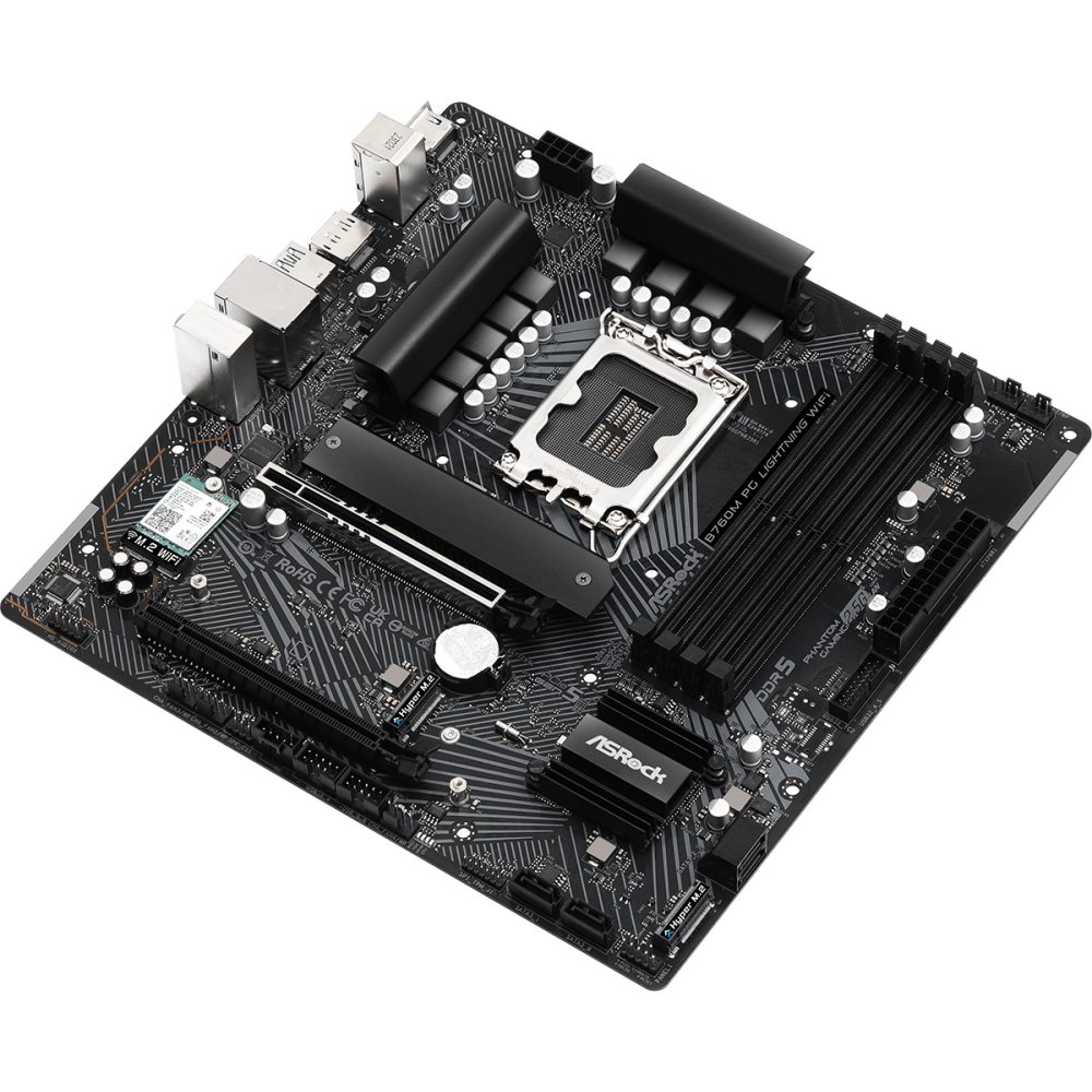 Pamatplate ASROCK B760M PG LIGHTNING WIFI(B760M PG LIGHTNING WIFI) - foto 2