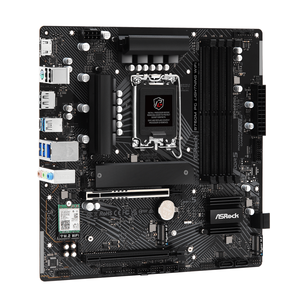 Pamatplate ASROCK B760M PG LIGHTNING WIFI(B760M PG LIGHTNING WIFI) - foto 3