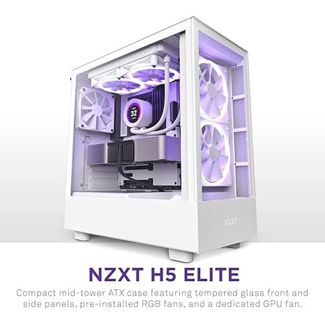 Datoru korpuss NZXT H5 Elite Midi-Tower (CC-H51EW-01) - foto 2