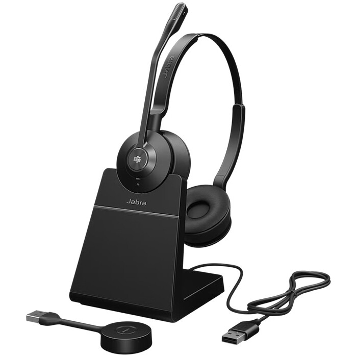 Austiņas JABRA Engage 55Stereo UC Stand (9559-435-111) - foto 2