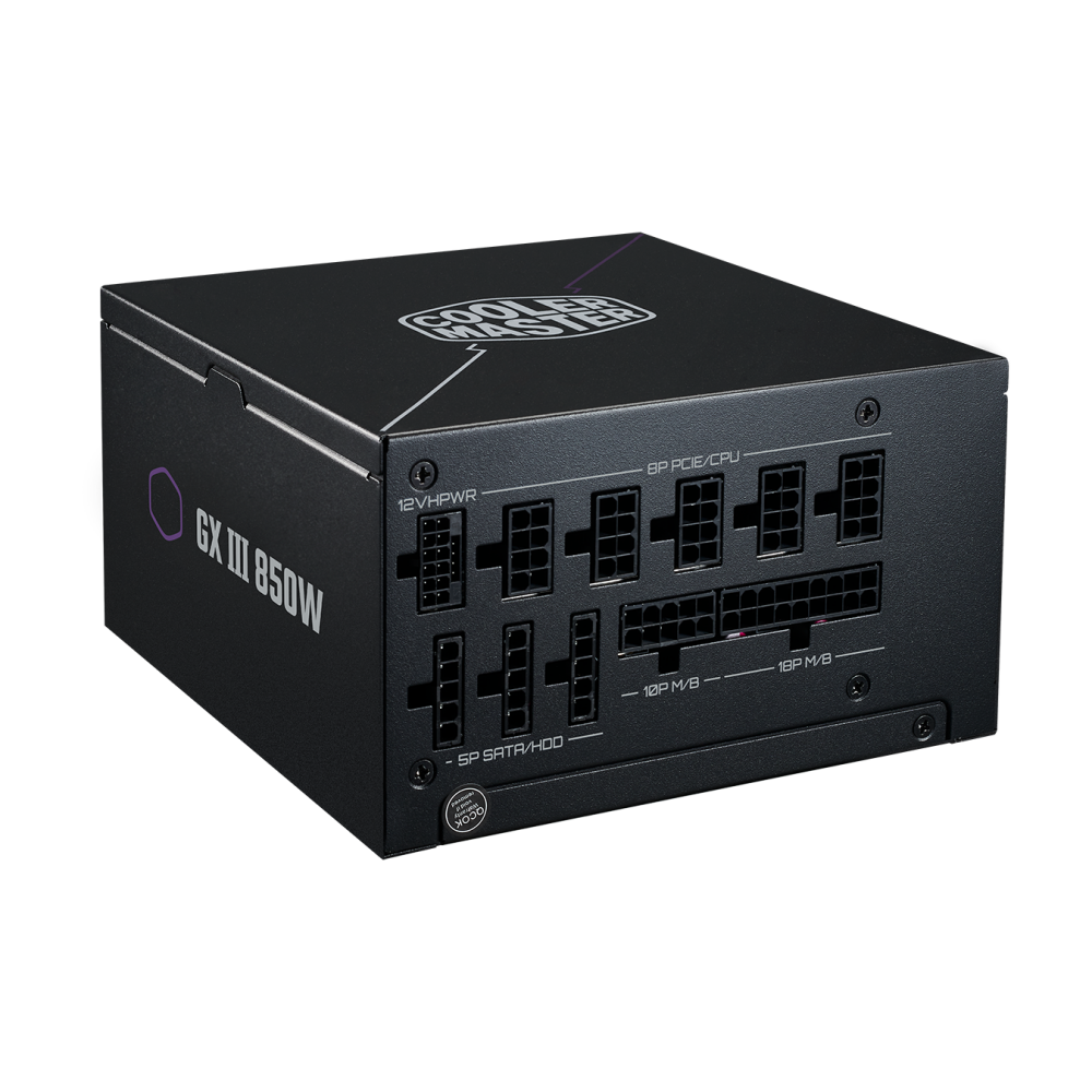 Barošanas bloks COOLER MASTER GX III Gold 850W ATX12V 3.0 (MPX-8503-AFAG-BEU) - foto 3