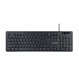 Tastatūra GEMBIRD KB-UML-02 Backlight Black ENG (KB-UML-02)