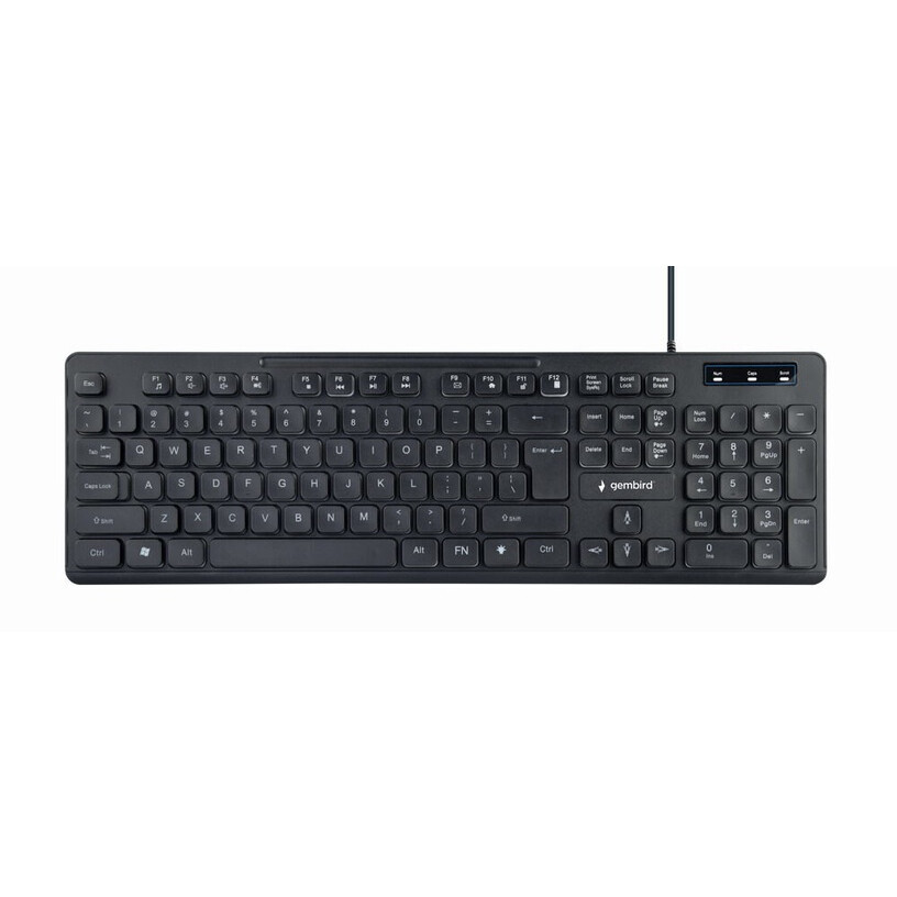 Tastatūra GEMBIRD KB-UML-02 Backlight Black ENG (KB-UML-02) - foto 2
