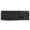 Tastatūra LOGI K120 Corded black OEM RUS (920-002522)