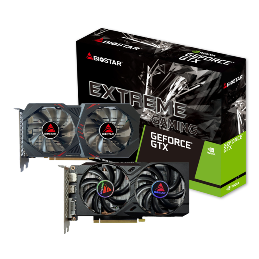 Videokarte BIOSTAR NVIDIA GeForce GTX 1660 TI 6 GB GDDR6 (VN1666TF69)