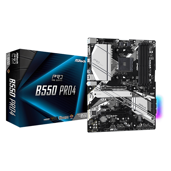 Pamatplate ASROCK AMD B550 Pro4 (B550PRO4)