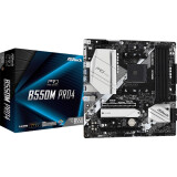 Pamatplate ASROCK B550 B550M Pro4 Black (90-MXBDK0-A0UAYZ)